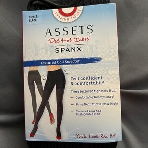 Spanx Shaping Tights Textured Coil Sweater